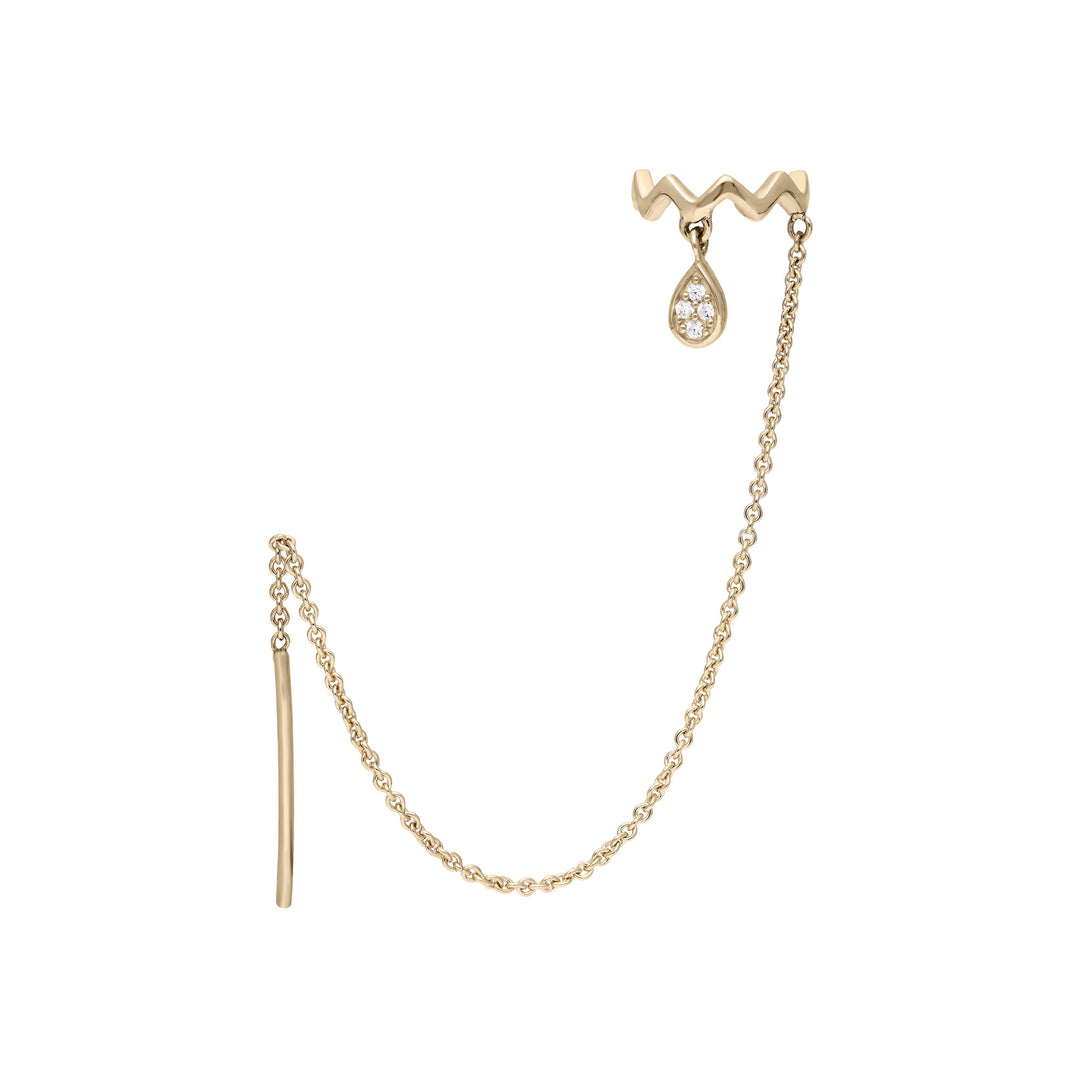 Drop ear cuff hotsell