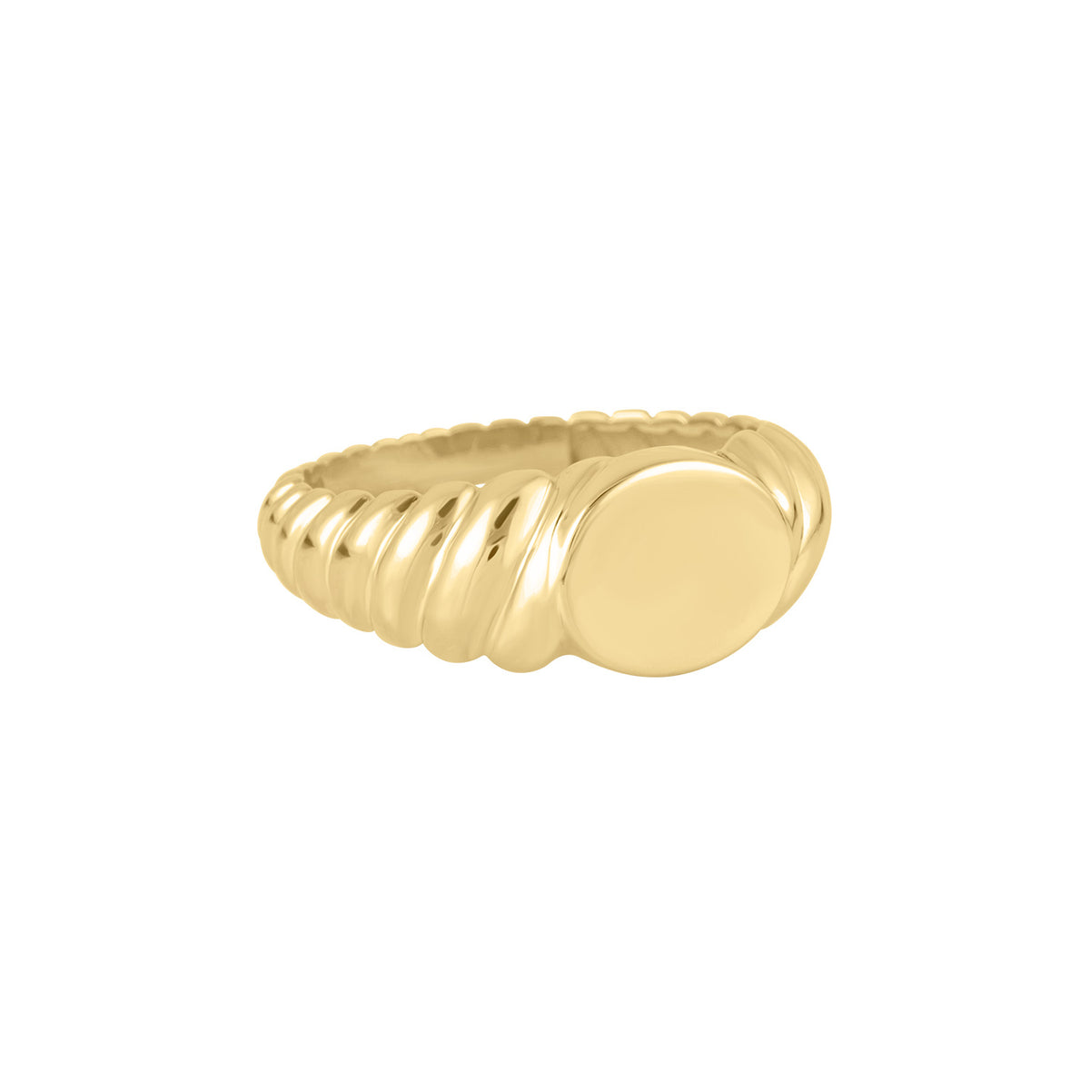 Plain Shell Signet Ring I 925 Sterling Silber I handgefertigt | eve's ...